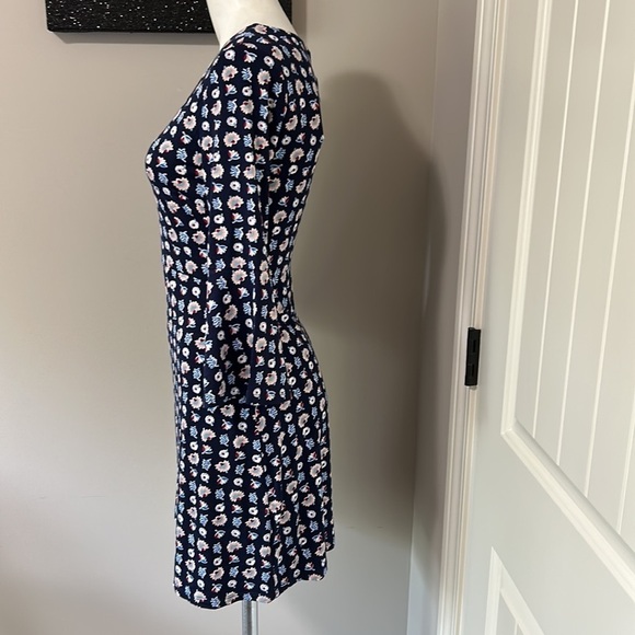 BODEN Navy Flower Press Miriam Tunic Dress Floral Sz 4 NEW - Picture 8 of 14